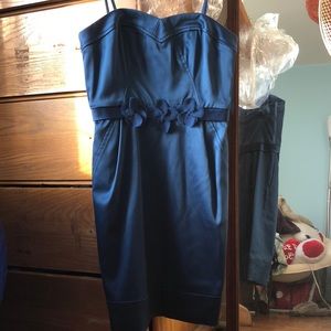 Max & Cleo satin cocktail dress